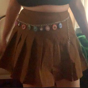 Lirika Matoshi Brown Tennis Skirt